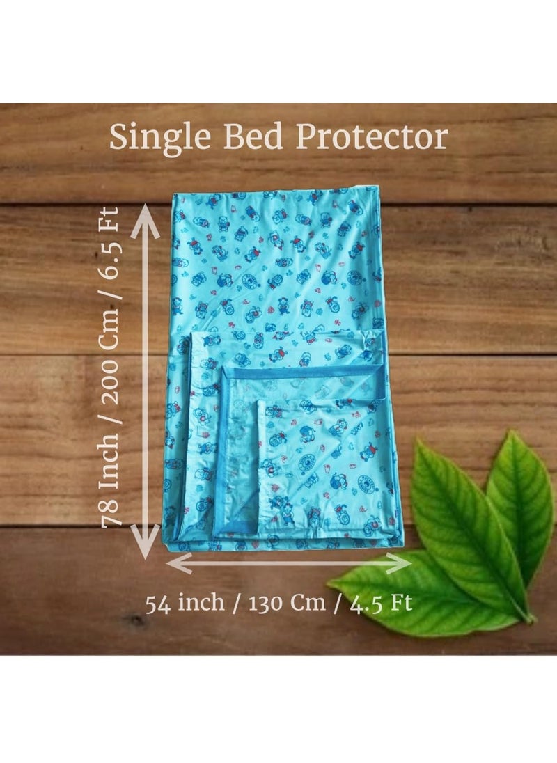 Mothers Choice Waterproof Plastic Bed Mattress ProtectorUrine Sheet for AdultBaby in Size King 95 X 73 Inches Single78 X 54 Inches Pack of 2 PINK BLUE