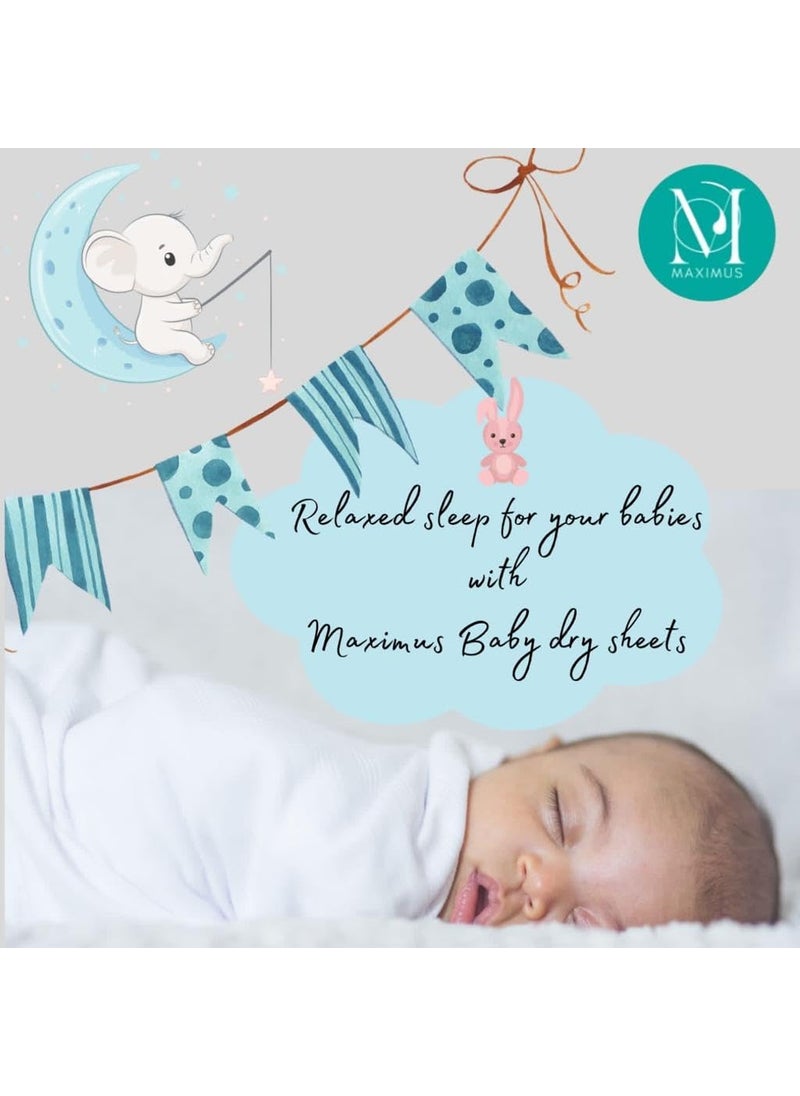 Maximus Baby Waterproof Quick Dry Sheet for Baby Baby Bed Protector Sheet for toddler Children Bed Pad Large 140cm x 100cm Red
