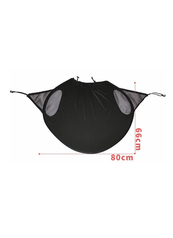 Baby Pram Sun Shade Cover Universal Stroller Sunshade Cover Anti UV Portable Baby Stroller Awning Pushchair Sun Canopy Windproof Waterproof with Arched Hard Support