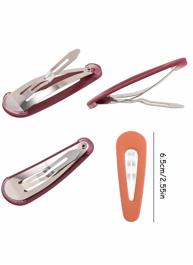 Hair Clips, 20 Pcs Metal Snap Clips for Women Girls - Hairpins Fashion Barrettes Kids Teens