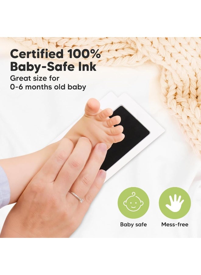 KeaBabies 1-Pack Inkless Hand and Footprint Kit - Ink Pad for Baby Hand and Footprints - Dog Paw Print Kit, Dog Nose Print Kit - Baby Footprint Kit, Clean Touch Baby Handprint Kit, Mother's Day Gift