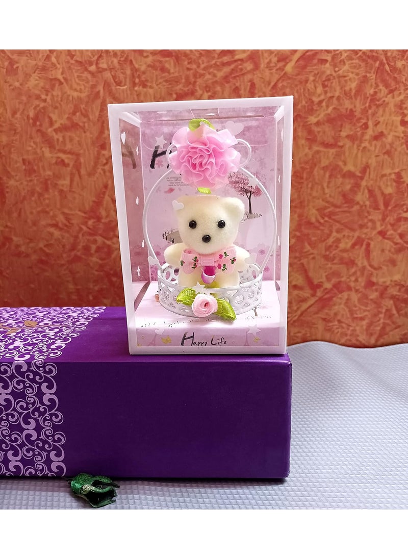 Craftomanic Valentine GiftTeddy Day GiftTeddy BoxCute Teddy Box for GiflfriendWife Pack of 2