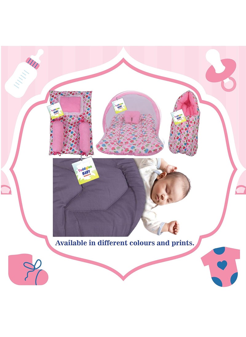 Toddylon 34 in 1 New Born Baby Products All Combo Gift Packs Maternity Kit Baby Clothes Baby Bed Essentials Items Baby Shower 06 Months