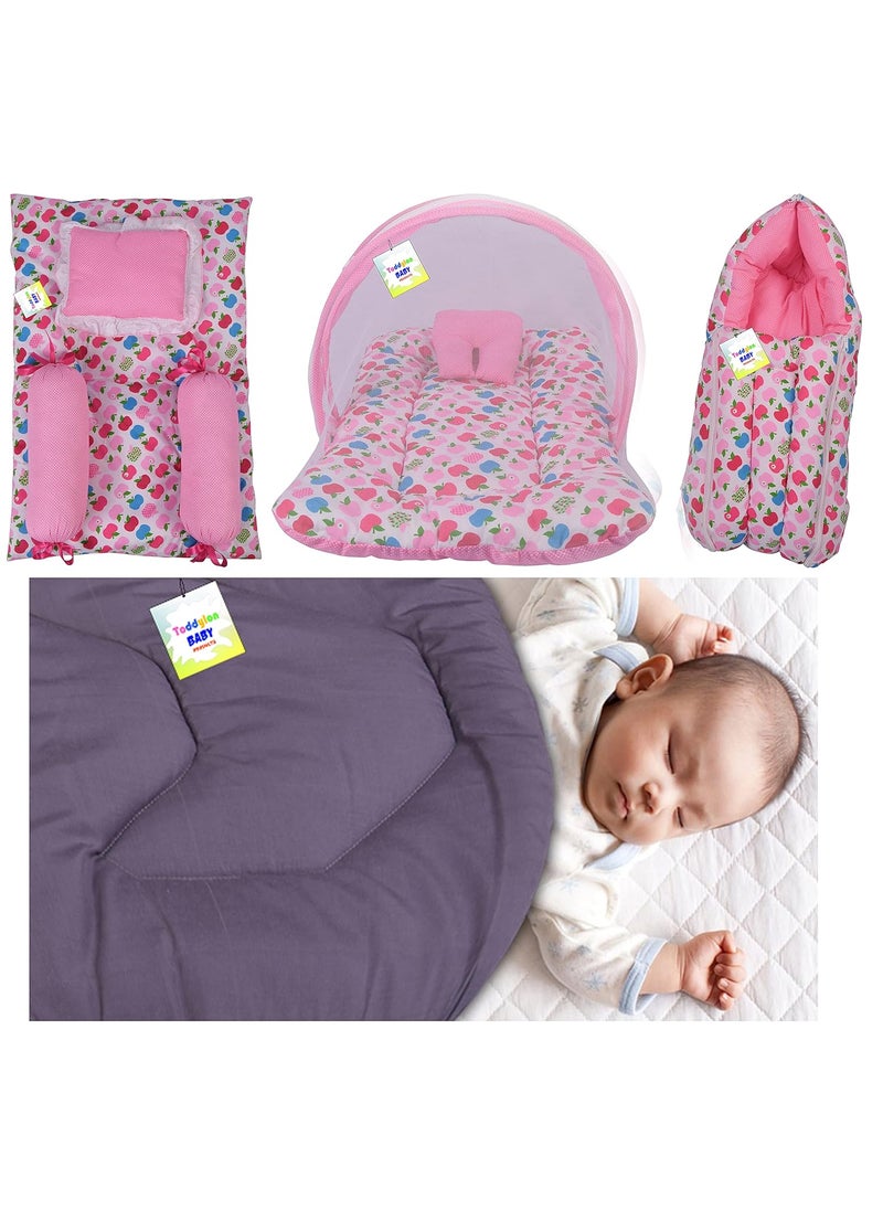 Toddylon 34 in 1 New Born Baby Products All Combo Gift Packs Maternity Kit Baby Clothes Baby Bed Essentials Items Baby Shower 06 Months