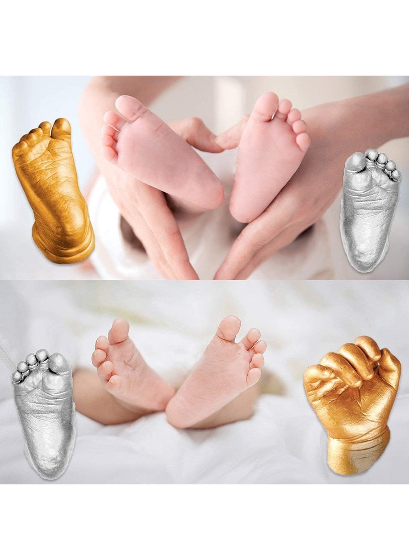 Snygg 3D Hand Foot 225gm Molding 500gm Casting Kit for BabyWhite