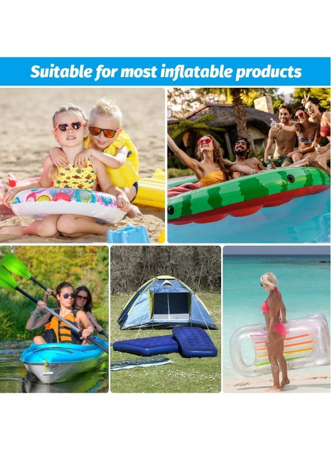 5 Pcs Inflatable Boat Air Pump Adaptors, Multifunctional Air Pump Converter Kit, Standard Conventional Air Pump for Kayak, Stand Up Paddle Board, Inflatable Bed, Inflatable Dinghy