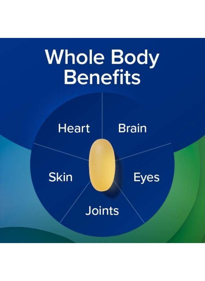 Triple Strength Omega-3 Fish Oil Mini'S 1000Mg | Heart, Brain, Joint & Eye Support With Epa & Dha | Non-Gmo Gluten Free | 240 Mini Softgels