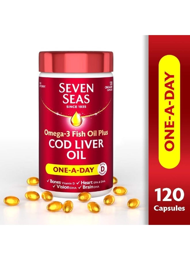 Pure Cod Liver Oil 120 Capsules