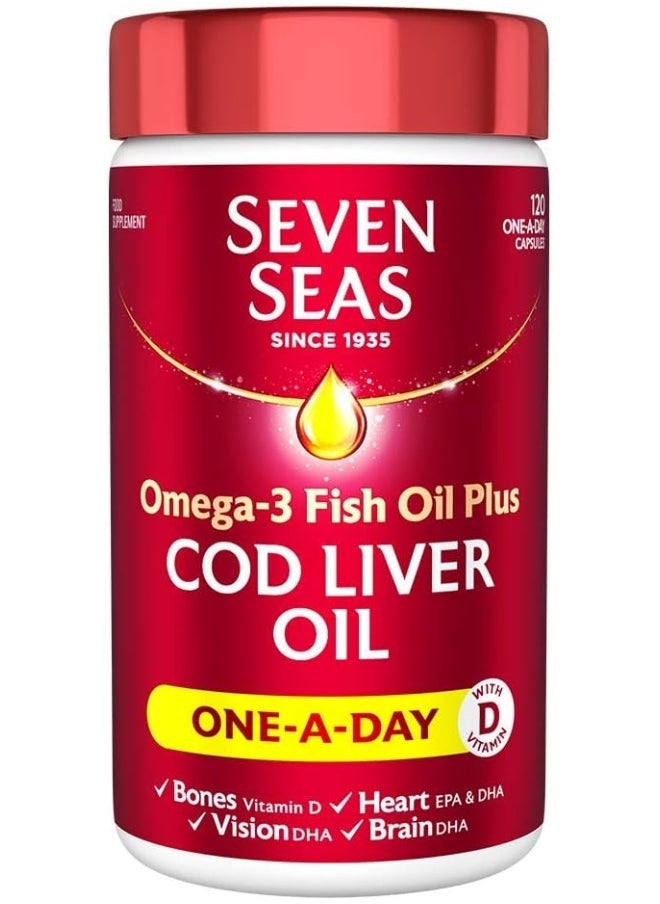 Pure Cod Liver Oil 120 Capsules