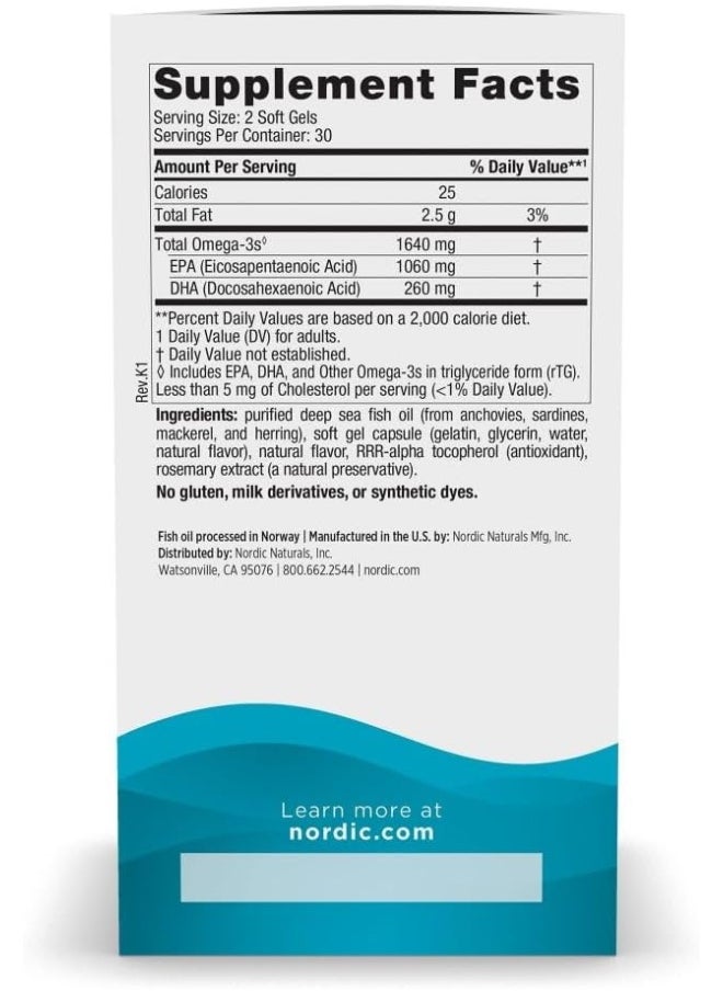 Epa Xtra - Lemon 60 Ct.