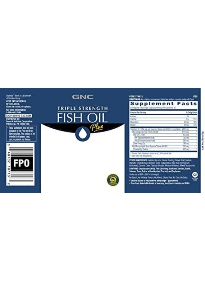 Triple Strength Fish Oil Plus Krill Oil
