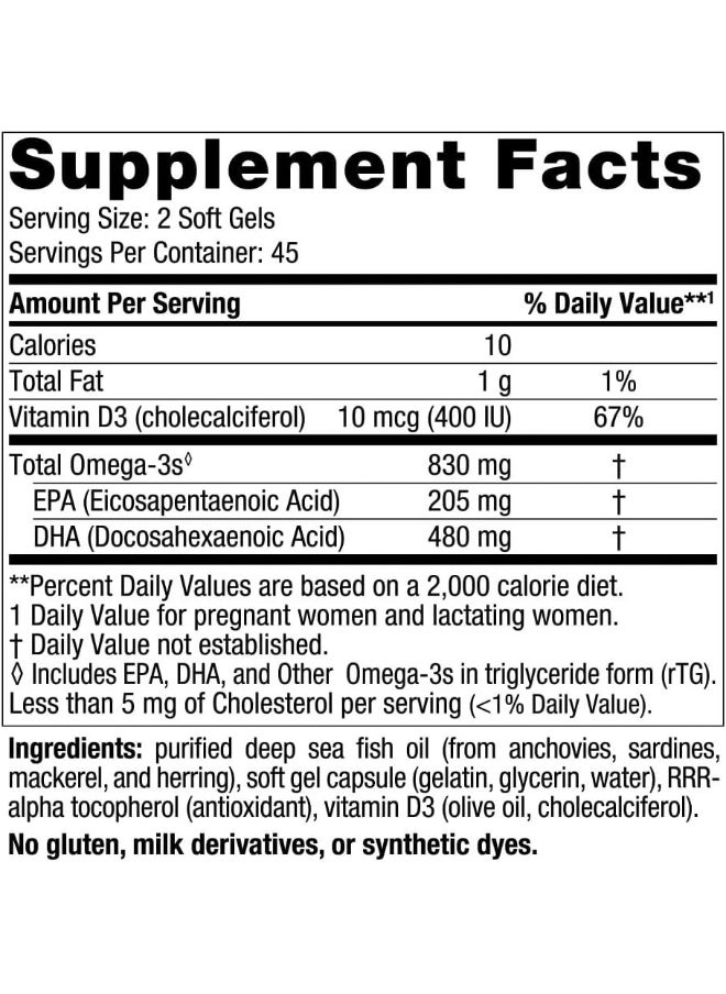 Prenatal Dha Unflavored 90 Ct, 500 Mg