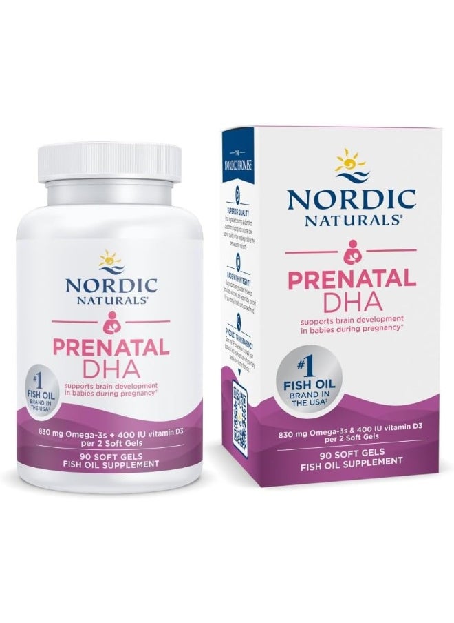 Prenatal Dha Unflavored 90 Ct, 500 Mg