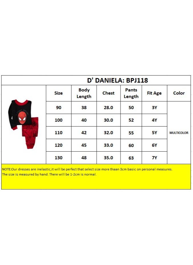 Daniel - Boys' Spectacular Spidey Pajama Set- Long Sleeve