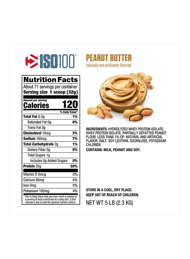 Whey Isolate Protein Powder - Peanut Butter