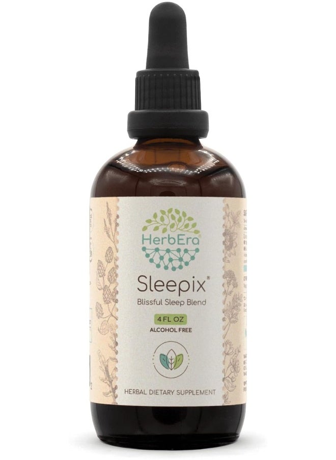 HerbEra Sleepix B120 Alcohol-Free Extract Tincture, Concentrated Liquid Drops