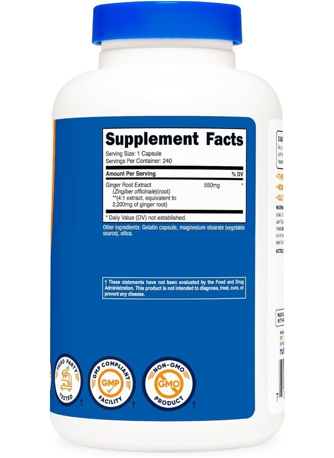 Nutricost Ginger Root Extract 550Mg