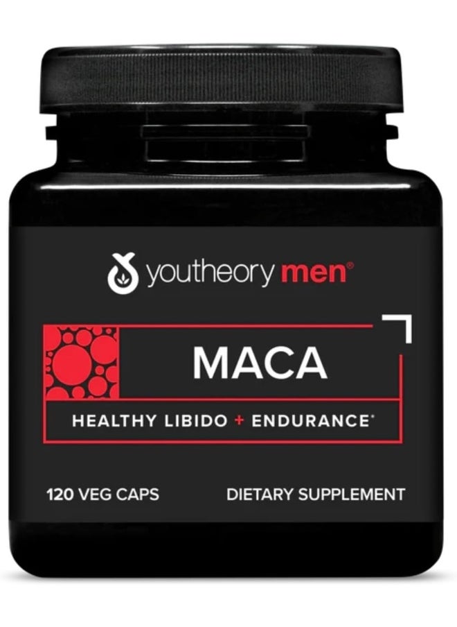Men Maca Advanced With Peruvian Ginseng, 120 Count (1 Bottle)