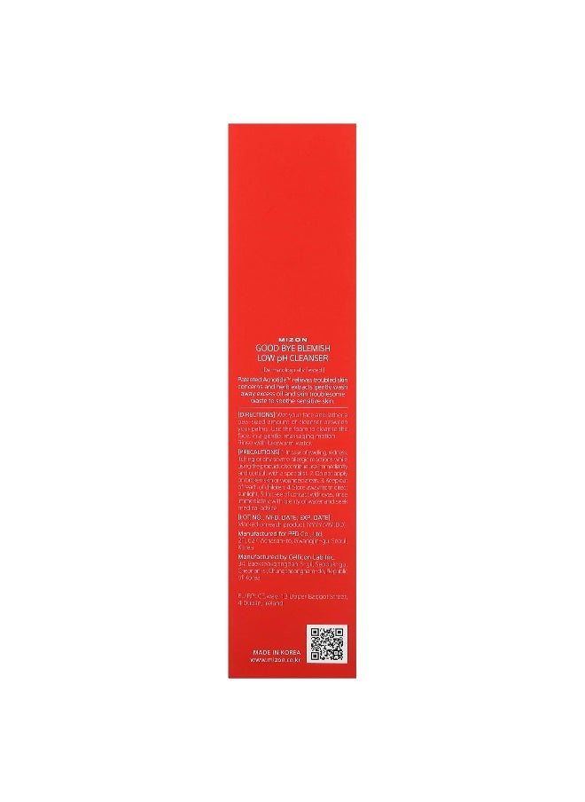 Mizon, Good Bye Blemish, Low pH Cleanser, 3.38 fl oz (100 ml)
