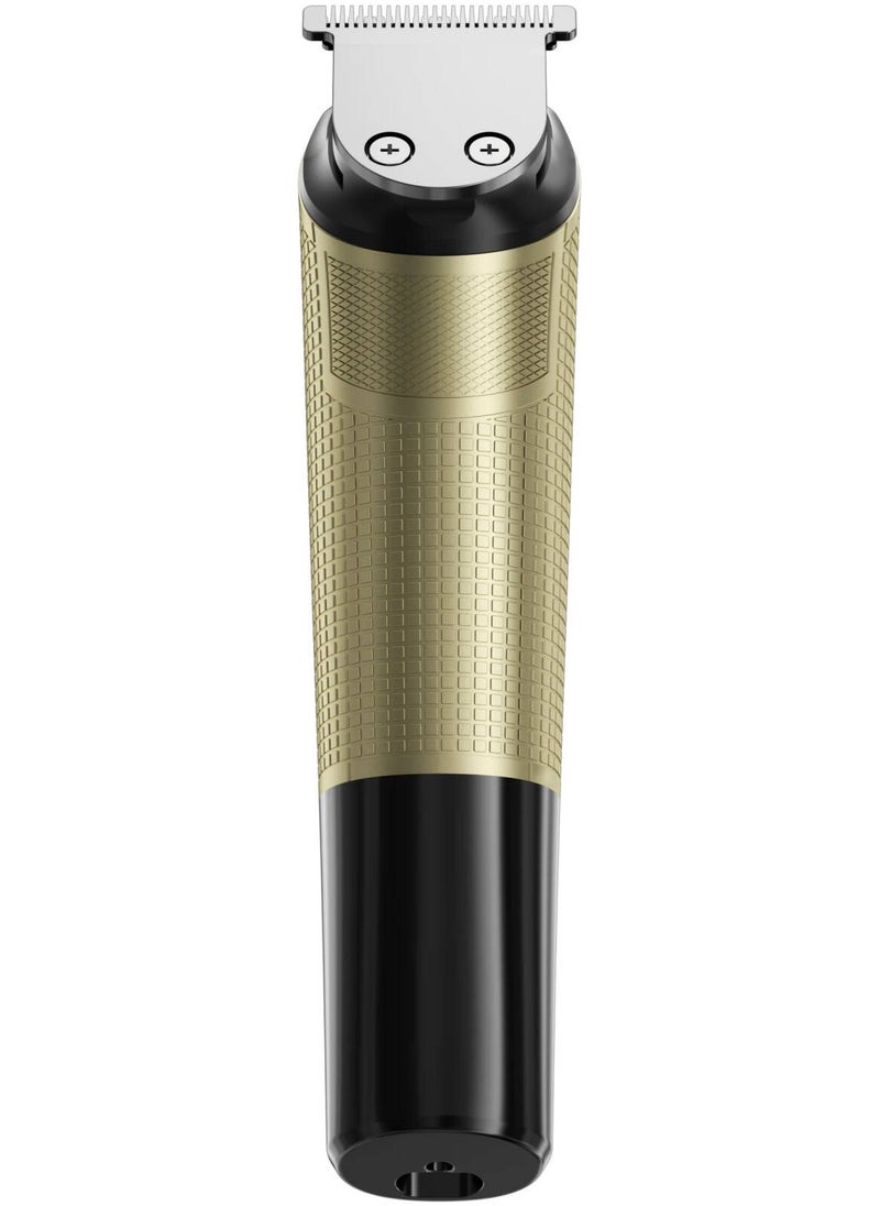 Enchen Beardo 3 Trimmer, 8000 RPM, Low Noise, Self Sharpening Stainless Steel Blades, Indicator Light, Up To 120 Minutes Of Use, 800mAh Battery, Gold | Beardo-3