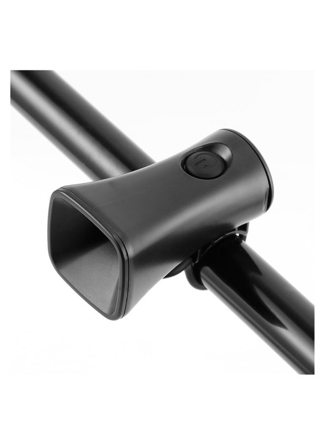 Electric Bike Horn, 120dB Electronic Bicycle Bell with 300mAh Button Battery, IPX4 Waterproof, Loud Bike Bell for Adults/Kids Mountain Bike Scooters Handlebar Adjustable, Cycling Alarm Loud Horn