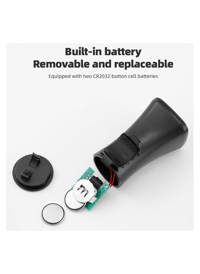 Electric Bike Horn, 120dB Electronic Bicycle Bell with 300mAh Button Battery, IPX4 Waterproof, Loud Bike Bell for Adults/Kids Mountain Bike Scooters Handlebar Adjustable, Cycling Alarm Loud Horn