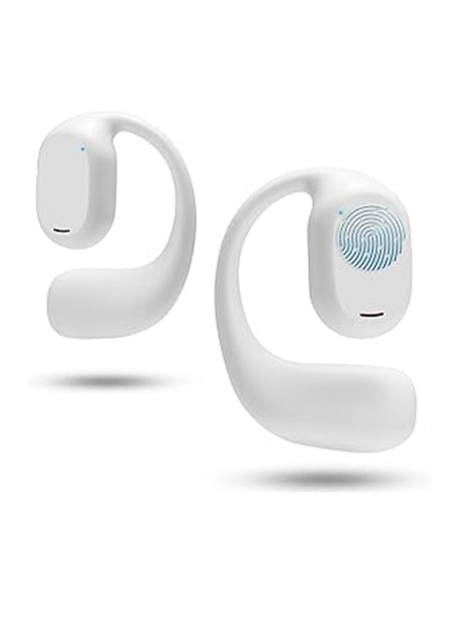 Open Ear Headphones, VG332 2023 Version, with Dual 16.2mm Dynamic Drivers Deep Bass, Air Conduction Headphones Bluetooth 5.3 Touch Control Wireless Earbuds, Up to 16 Hours Playtime
