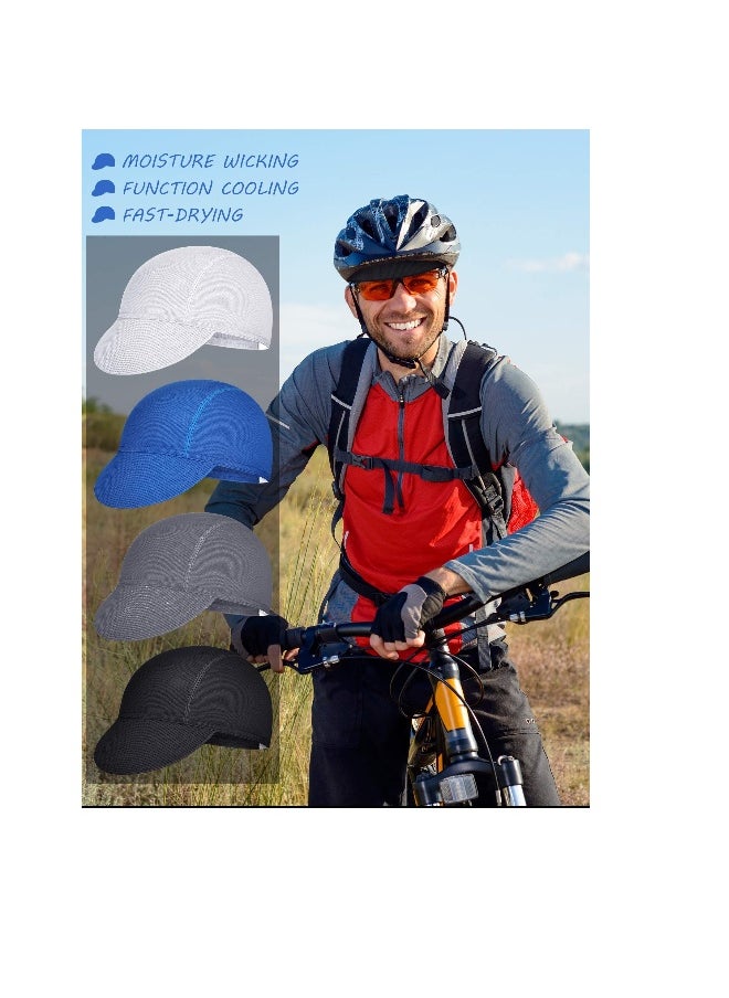 Cycling Cap, Breathable Bicycle Caps, Sun Proof Helmet Liner Hat, Bicycle Cycling Biking Running Hat, for Women Men Running Outdoor Sports