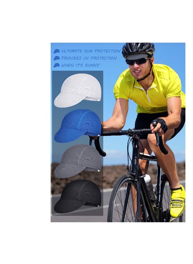 Cycling Cap, Breathable Bicycle Caps, Sun Proof Helmet Liner Hat, Bicycle Cycling Biking Running Hat, for Women Men Running Outdoor Sports