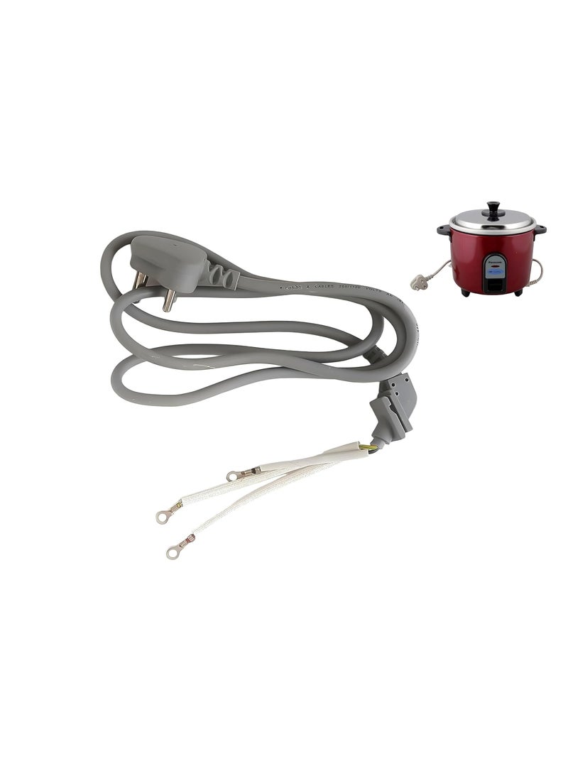 AJS spares Electric Rice Cooker PowerCord for All PanasonicNational Panasonic Ratings 10A 250V Length48 Inches 12 Meter