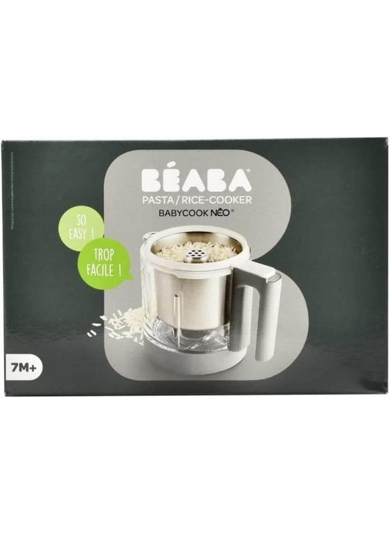 Baba Pasta Rice Cooker750 Grams CapacityStarchy Baby Food Cooking BasketBowl for Babycook NeoBabycook AccessoryStainless Steel 1 Count