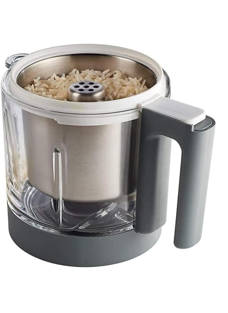 Baba Pasta Rice Cooker750 Grams CapacityStarchy Baby Food Cooking BasketBowl for Babycook NeoBabycook AccessoryStainless Steel 1 Count