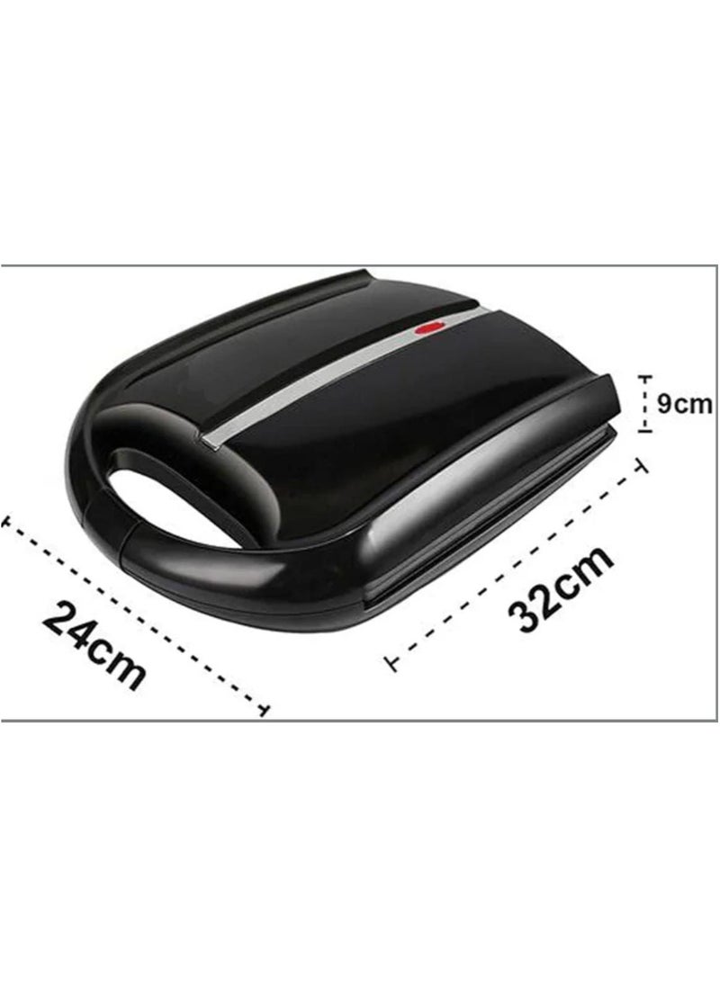 Grill Maker – Non-Stick Electric Grill & Panini Press with Adjustable Temperature Control | Easy-to-Clean, Cool-Touch Handles, Compact Design for Sandwiches, Meats & More