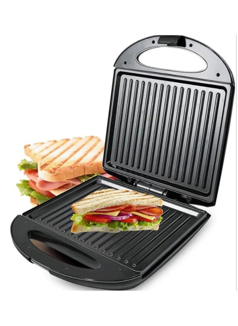 Grill Maker – Non-Stick Electric Grill & Panini Press with Adjustable Temperature Control | Easy-to-Clean, Cool-Touch Handles, Compact Design for Sandwiches, Meats & More