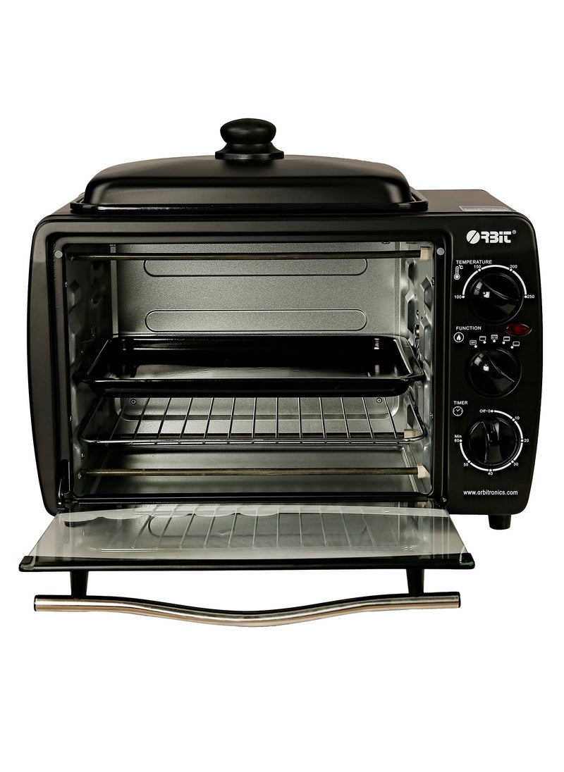 Orbit Neo 18 Litre 1200W Electric Convection OTG Oven Toaster Grill Black