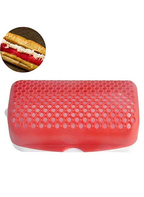 ONPRIX Microwave Hot Dog Cooker Mini Sausage Maker Safe DIY Kitchen Gadgets Oven Tools Red Hot Dog Cooker Makes Perfectly Cooked Franks