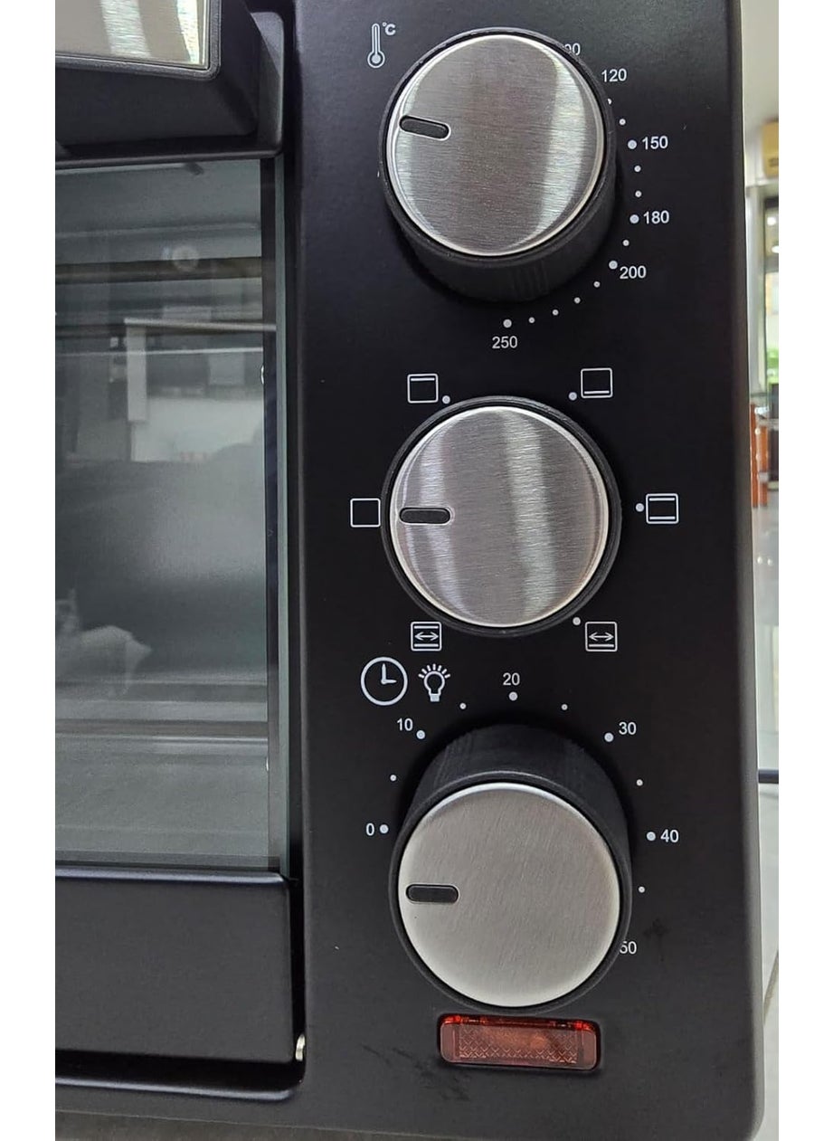 KRAFT ITALY ELECTRIC OVEN 16 L OTG 1280WATTBLACK
