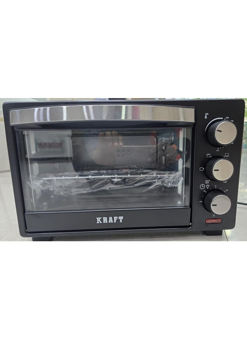 KRAFT ITALY ELECTRIC OVEN 16 L OTG 1280WATTBLACK
