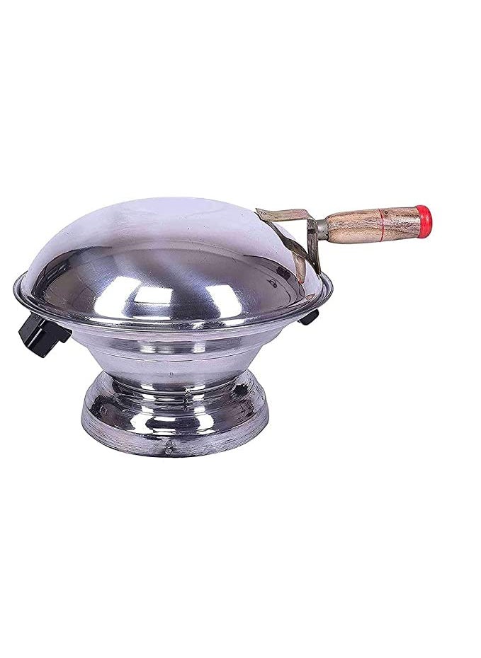 Shri Hari Art Villa Aluminium Multi Purpose Oven Gas Tandoor Barbeque GrillerBatiPizza Maker Set of 1 Pc