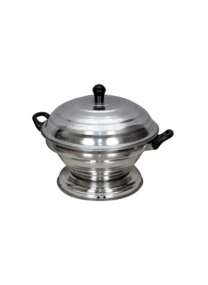 CORPORATE OVERSEAS Multi Purpose Steel Oven Gas Tandoor Barbeque Griller Bati Pizza Maker