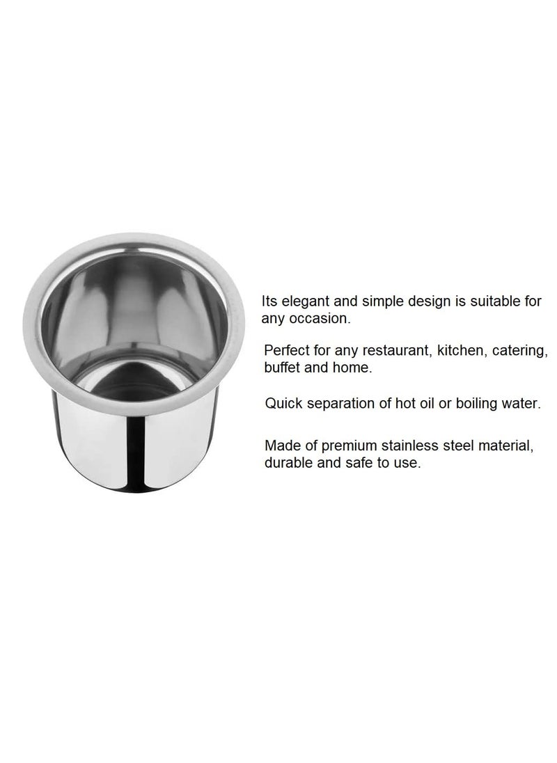 Bartan Star Stainless Steel Deep Gunj for Cooking and Serving 2 Litre