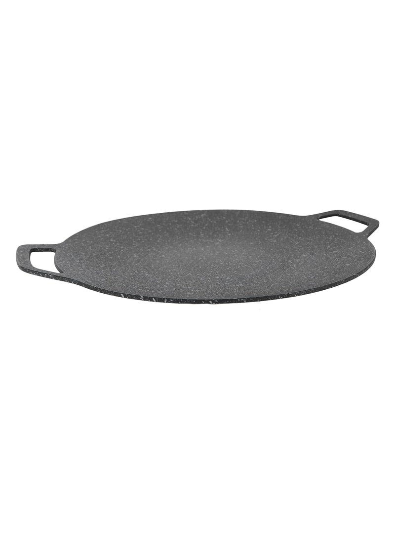 samusagya dhosa tawa Korean BBQ Frying Pan NonStick Large Size Double Handle Korean Griddle Pan Wide Application for Camping