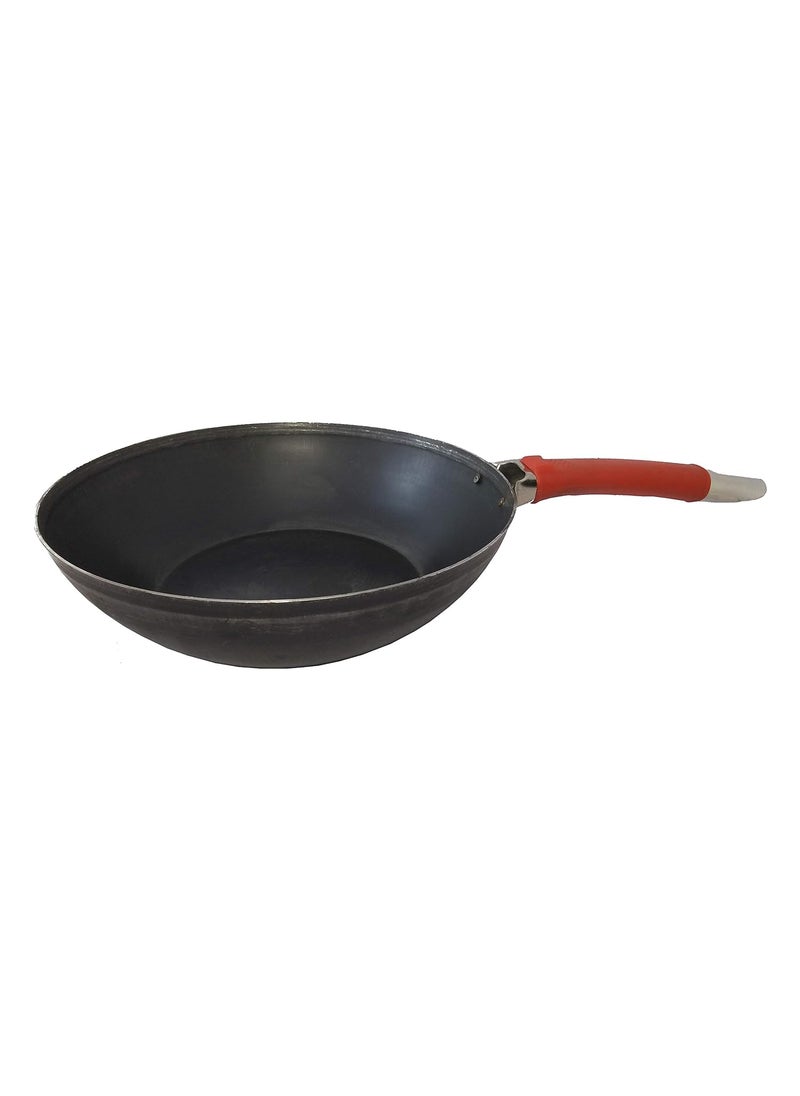 Vedworld Iron Silicone Handle Kadai 9 INCHES