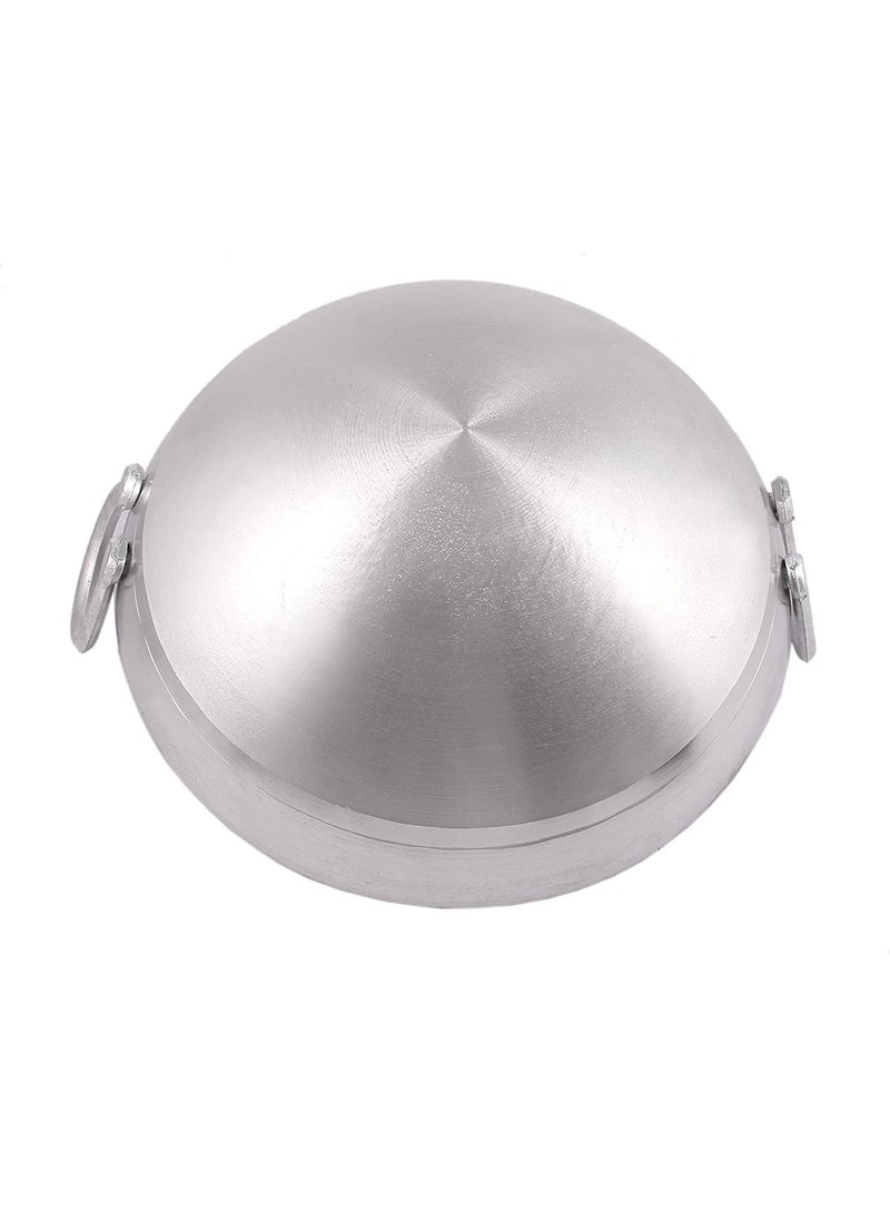 Tannu Craft Pure Aluminium KadhaiKadaiFrying Pan for Cooking Deep Fry Combo of 3 Kadai 2 Littter 3 Litter 4 Litter
