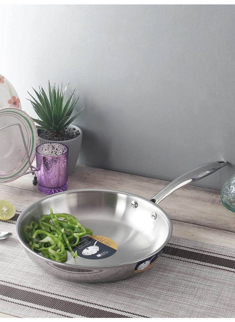 EON Triply Taper Frypan Without Lid 24Cm 17 LTR