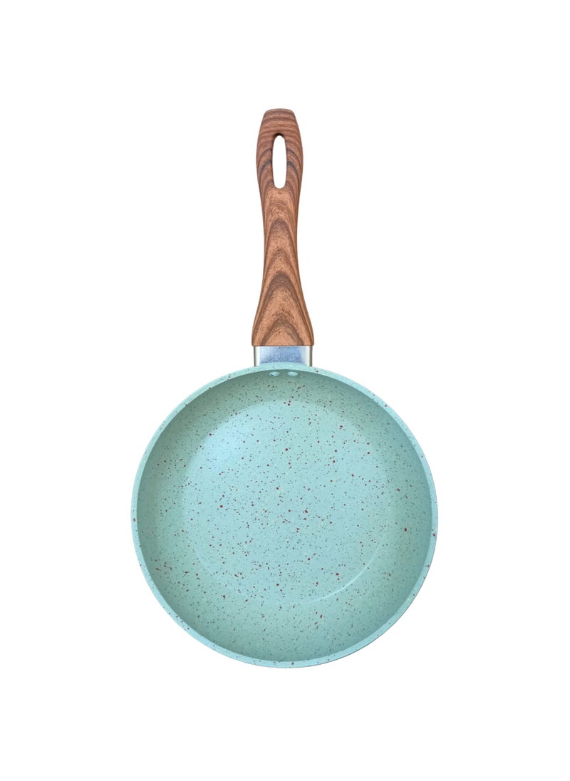9.5 Inches Green frying pan granite design