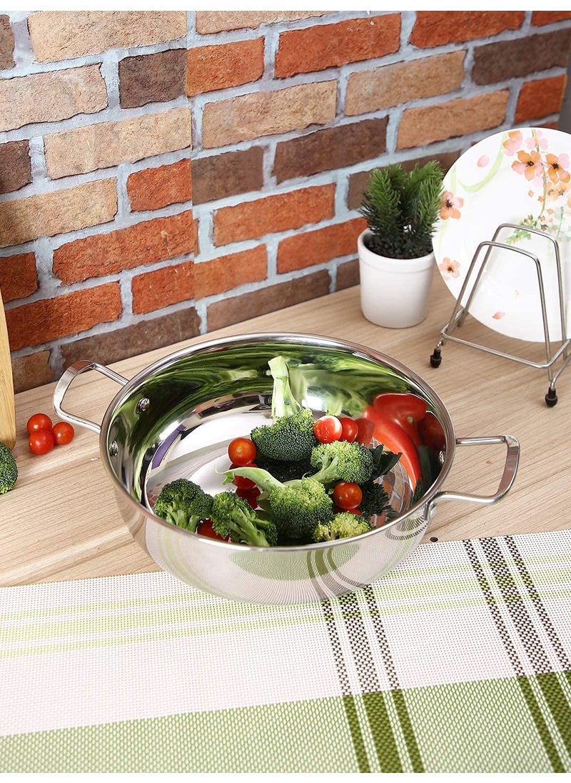Aurum EON Dailyware Stainless Steel Kadai 40 LTR