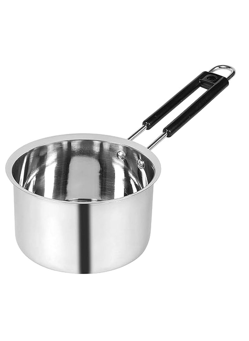 IDEAL PRIME Rust Proof Aluminium Saucepan Tea Strainer Combo Durable Alu Milk Pan Tea Pan CHai Channi Cookware Kitchen Tools Pack of 2