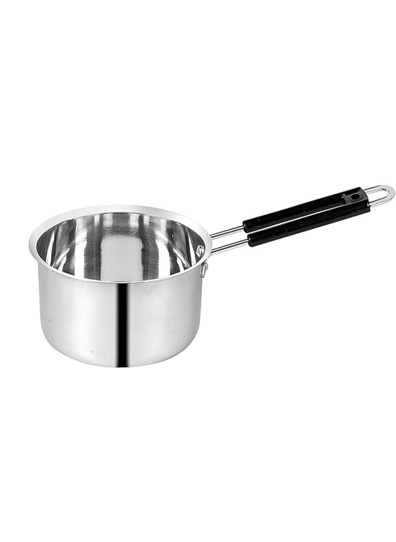 IDEAL PRIME Rust Proof Aluminium Saucepan Tea Strainer Combo Durable Alu Milk Pan Tea Pan CHai Channi Cookware Kitchen Tools Pack of 2