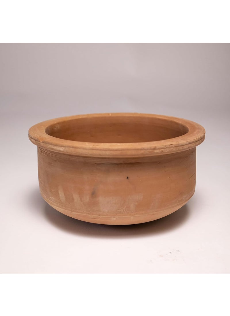 RawartifactEarth to Art Exclusive Range Unglazed Clay Pot for Cooking Serving Pack of 3 1 Liter 2 Liter 3 Liter